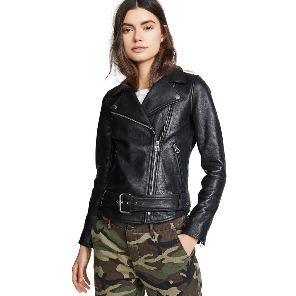 Madewell Ultimate Leather Moto Jacket  in Black